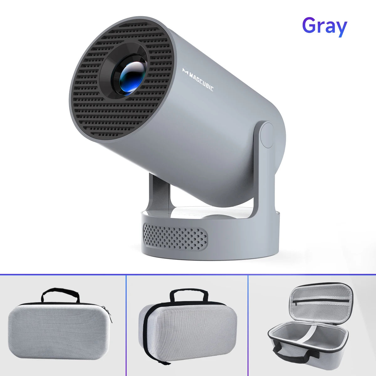 Magcubic HY300 Pro + Ultra Projector 4K 720P Portable Projector with WiFi 6 BT5.4 Auto Vertical Keystone 5W Speaker 180 Rotation