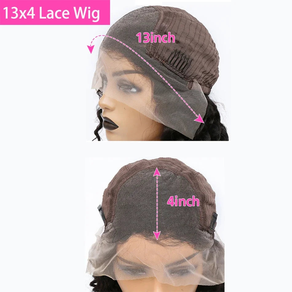 613 Lace Front Wig Human Hair 13x6 Blonde Wig Human Hair 40 Inch Body Wave HD Lace Frontal Wig 250% Density