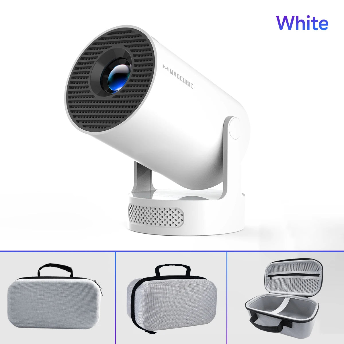 Magcubic HY300 Pro + Ultra Projector 4K 720P Portable Projector with WiFi 6 BT5.4 Auto Vertical Keystone 5W Speaker 180 Rotation
